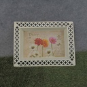 METAL TRAY 15x11" GERBERA PRINT