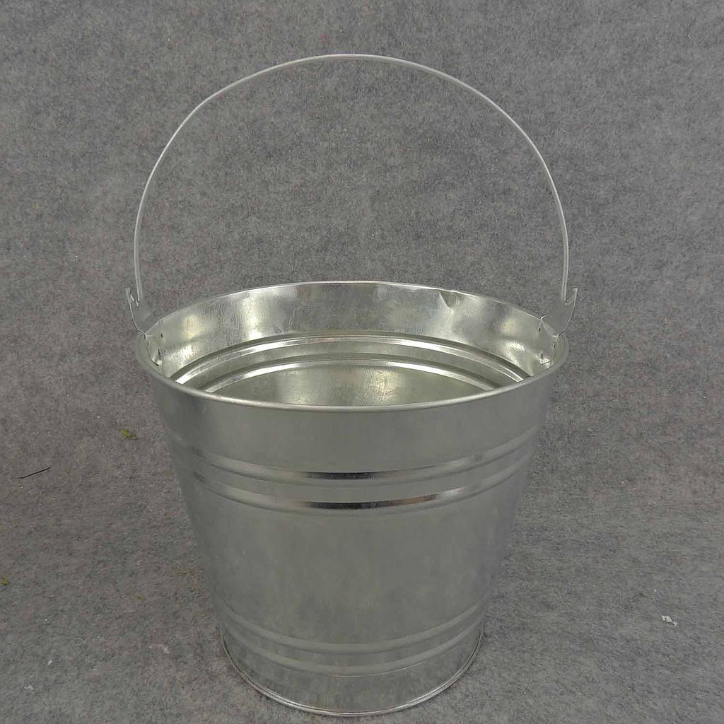 PLANTER TIN BUCKET 8" x 7"