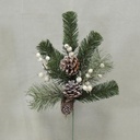 18" PINE SPRAY CONE/BERRY