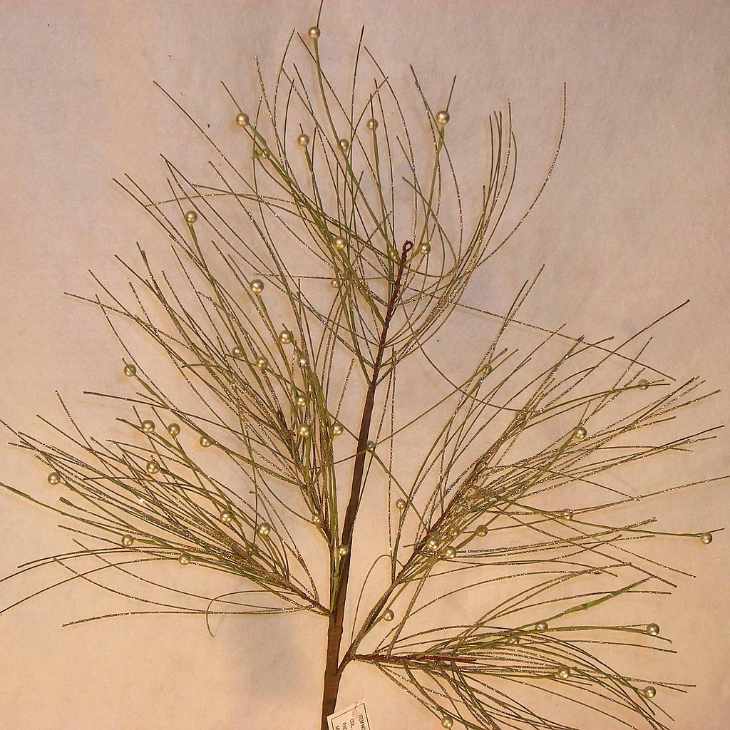[X949-2-PGN] 30" PINE/BERRY SPRAY LONG NEEDLE PLAT/GREEN