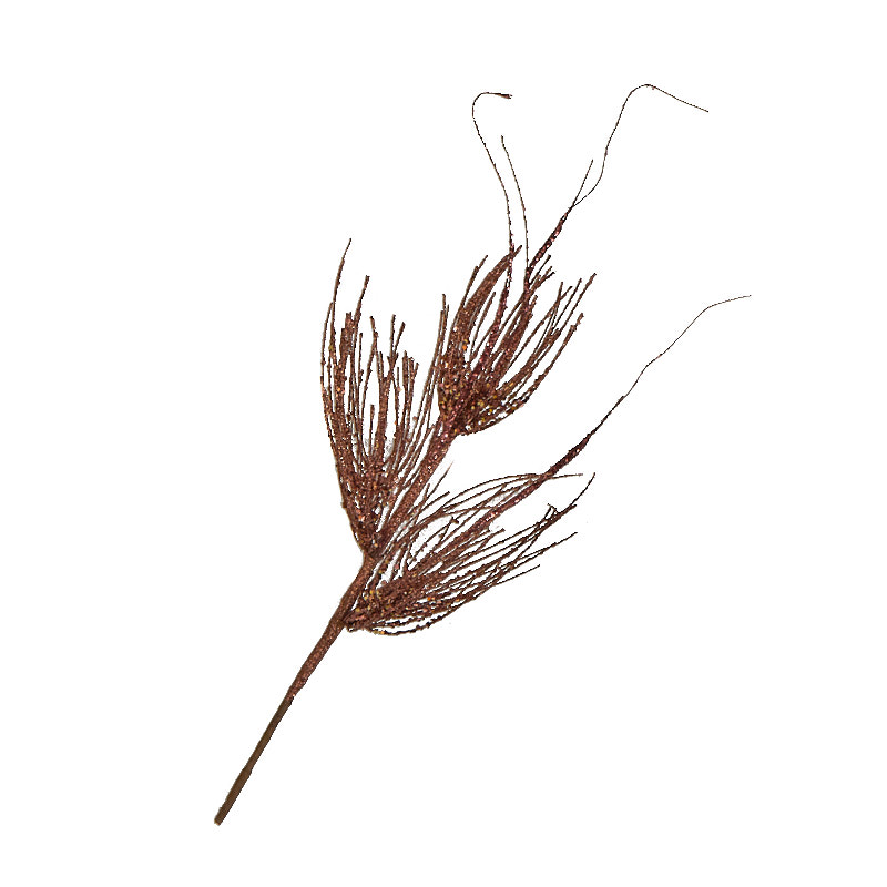 [XA114-BRN] 17" PINE TWIG PICK BROWN