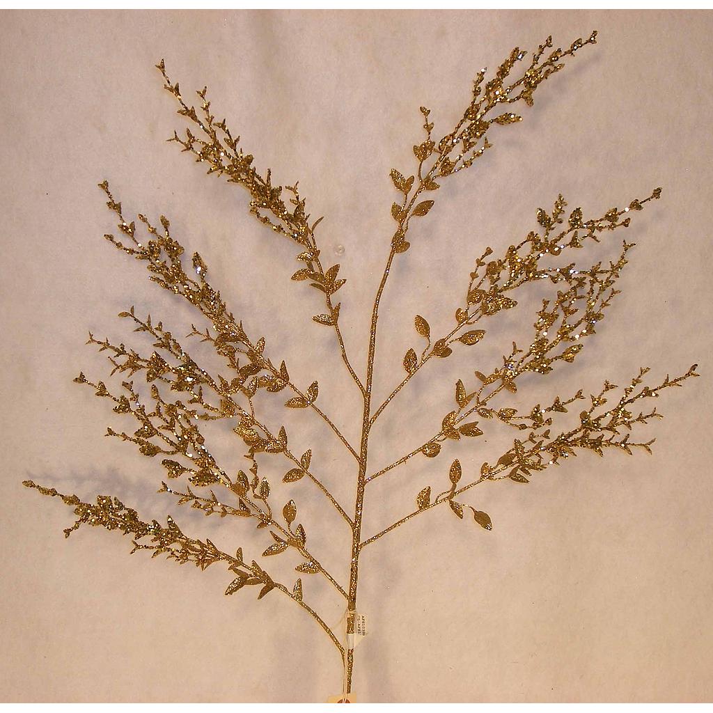 EUCALYPTUS GLITTER SPRAY 38"  GOLD