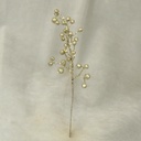 BERRIES 9"PICK GLITTER SIL/JADE