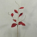 28" LEAF SPRAY - BURGUNDY
