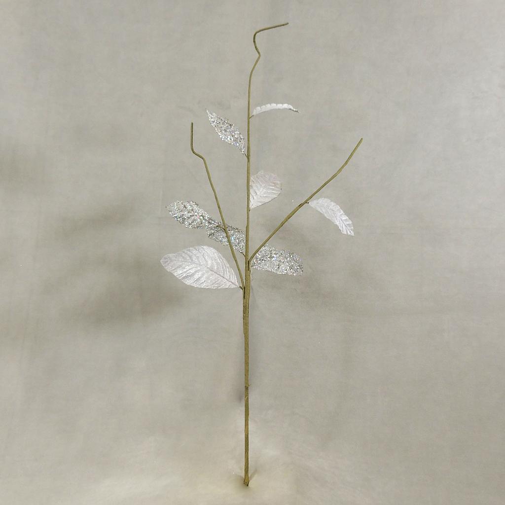 [X10-18-SIL] 28" LEAF SPRAY - SILVER