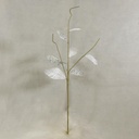 28" LEAF SPRAY - SILVER
