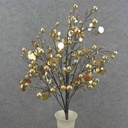 24" BALL GLITTER/SEQUIN BUSH X11  GOLD