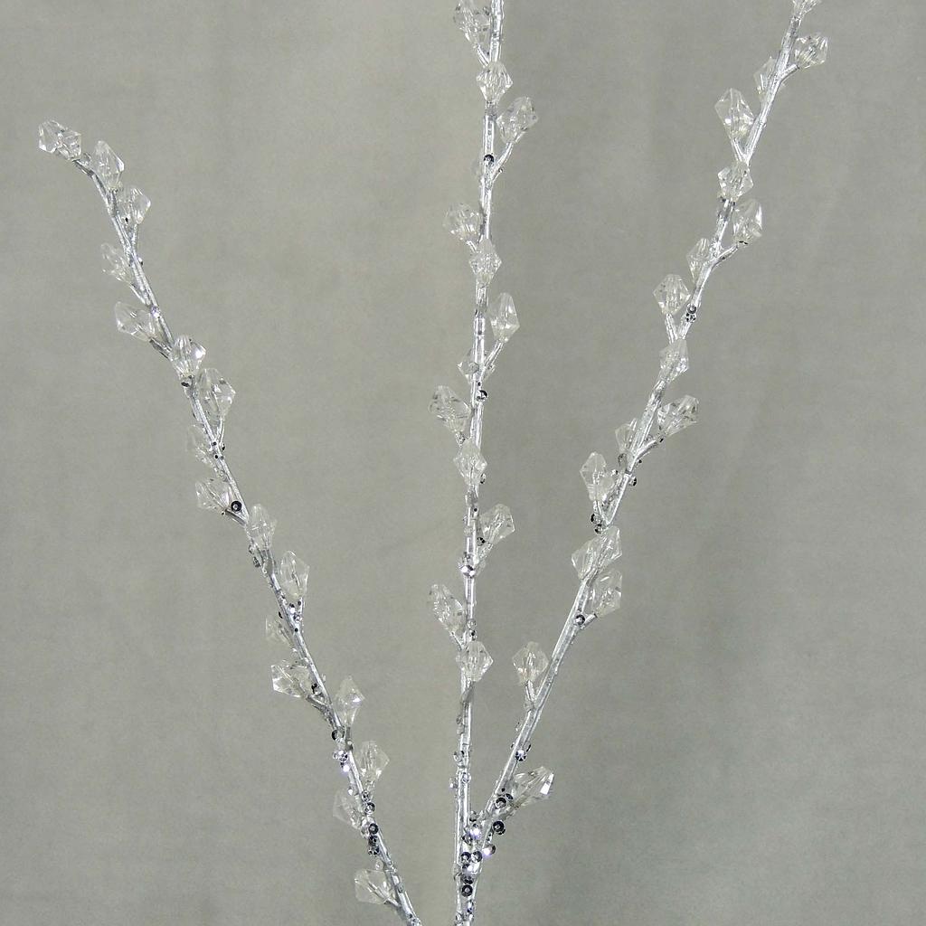 [X623-CSL] 25" ACRYLIC SPRAYx3 CLR/SILVER