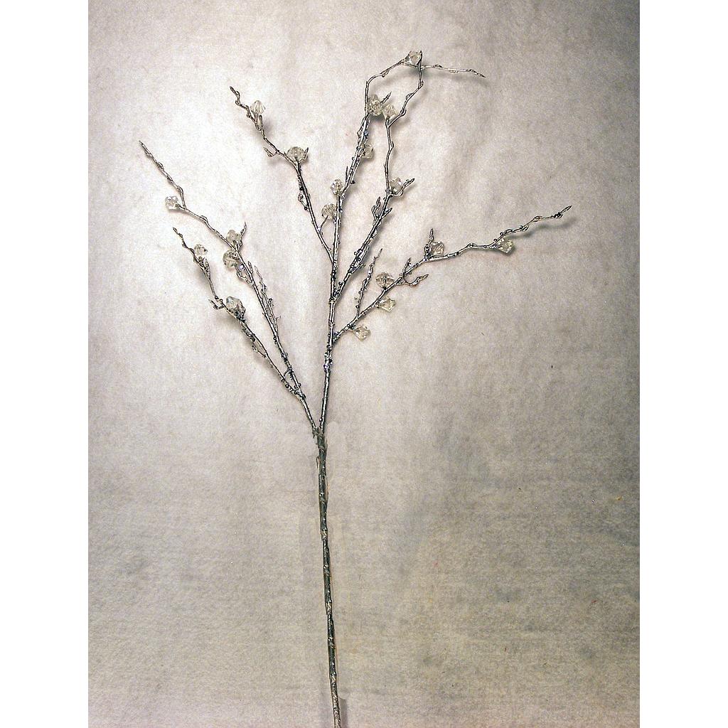 [X788-CSL] 31" ACRYLIC SPRAY CLEAR/SILVER (6/BAG)