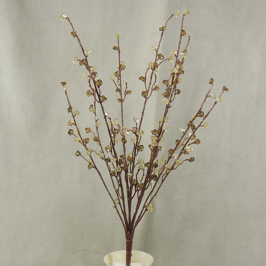 25" MICA ICE CUBE BERRY BUSH X9  GREEN/GOLD