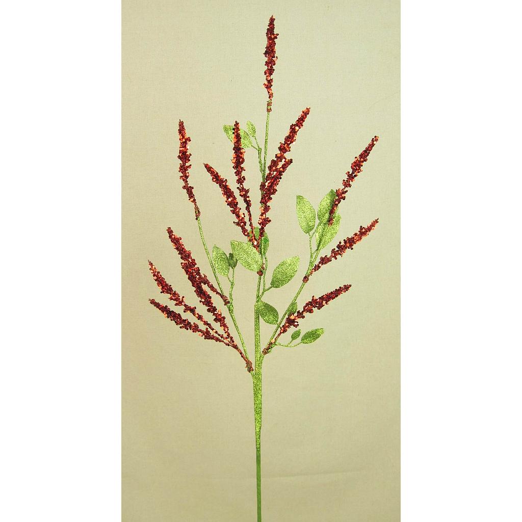 AMARANTHUS GLITTER 33" RED/GRN