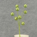 11" GLITTER BALL PICx8 LT GREEN