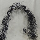 36" GLITTER MOSS WIRE GARLAND  BLACK