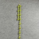 60" GLITTER/BEADED BALL GARLAND