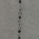 6' CIRCLE/LOOP GARLAND - BLACK