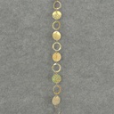 6' CIRCLE/LOOP GARLAND - GOLD