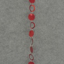 6' CIRCLE/LOOP GARLAND - RED