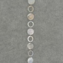 6' CIRCLE/LOOP GARLAND - SILVER