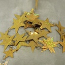 72" STAR GARLAND -  GOLD