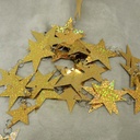 [X92636-GLD] 72&quot; STAR GARLAND -  GOLD