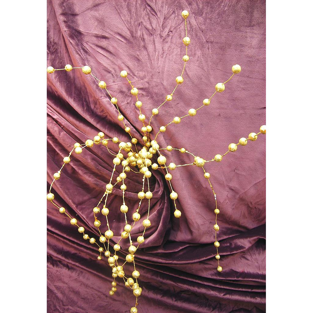 [X885400] 28" GOLD MICA BUBBLE BALL SPRAY