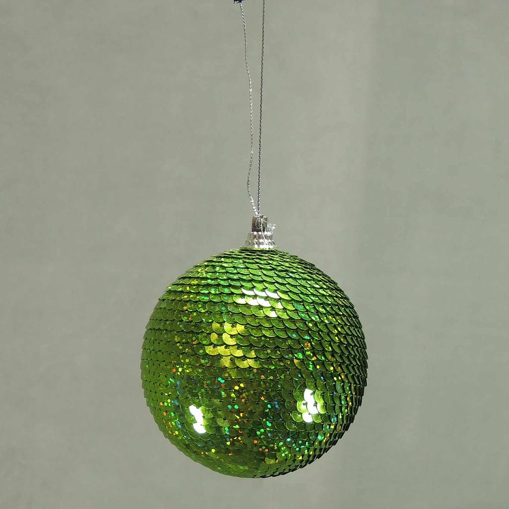 3" SEQUIN HANGING BALL ORNAMENT
