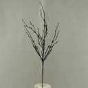 22" GLITTER TWIG BRANCH  BLACK