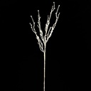 22" GLITTER TWIG BRANCH SILVER