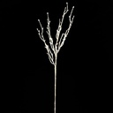 22&quot; GLITTER TWIG BRANCH SILVER