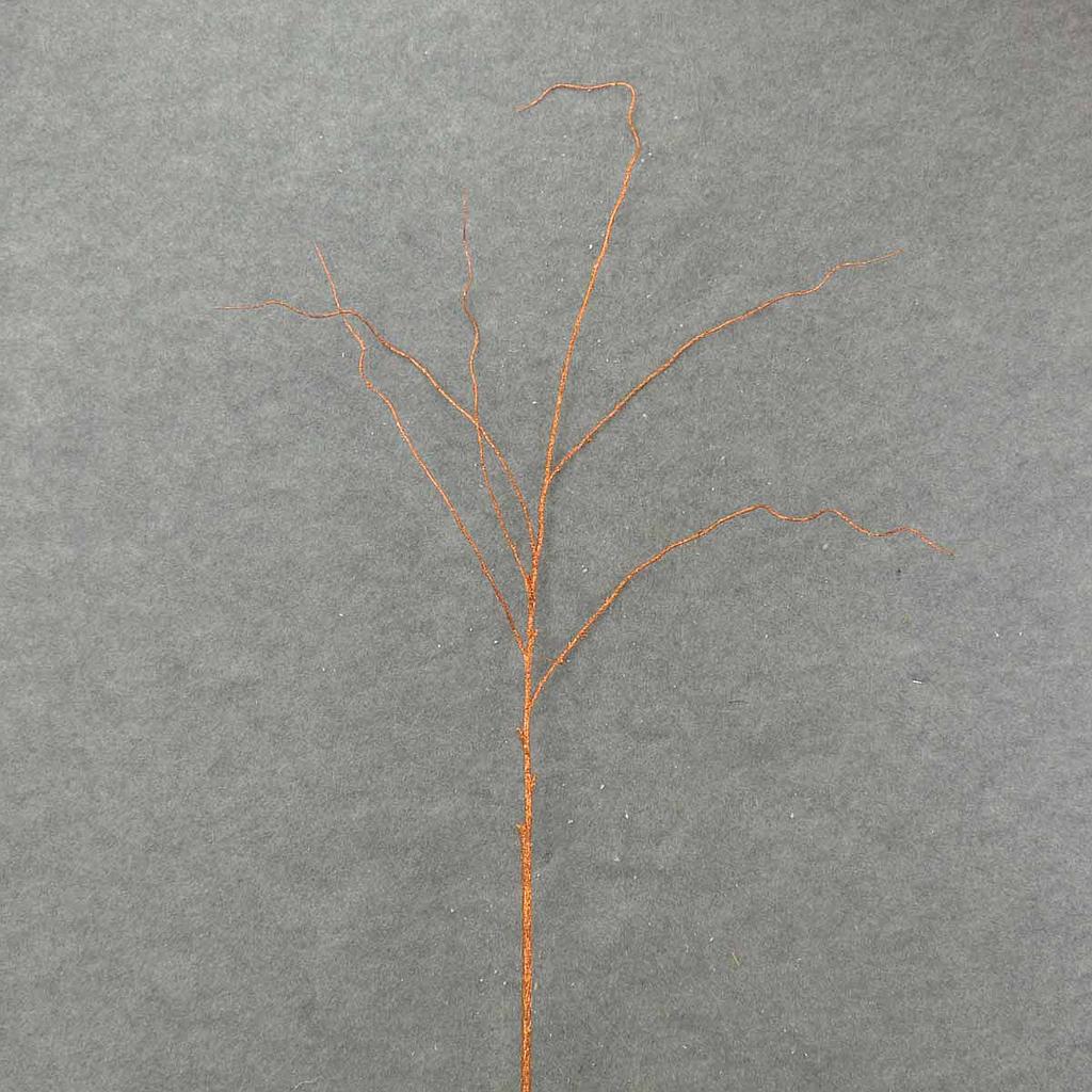 [X60144-BRN] 50" GLITTER TWIG SPRAY  BROWN