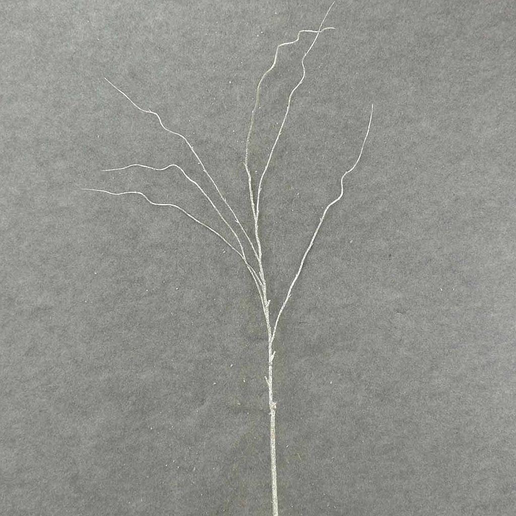 50" GLITTER TWIG SPRAY  SILVER