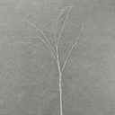 50" GLITTER TWIG SPRAY  SILVER