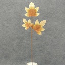 27" MAPLE LEAF SPRAY X3 PARCHMENT BROWN