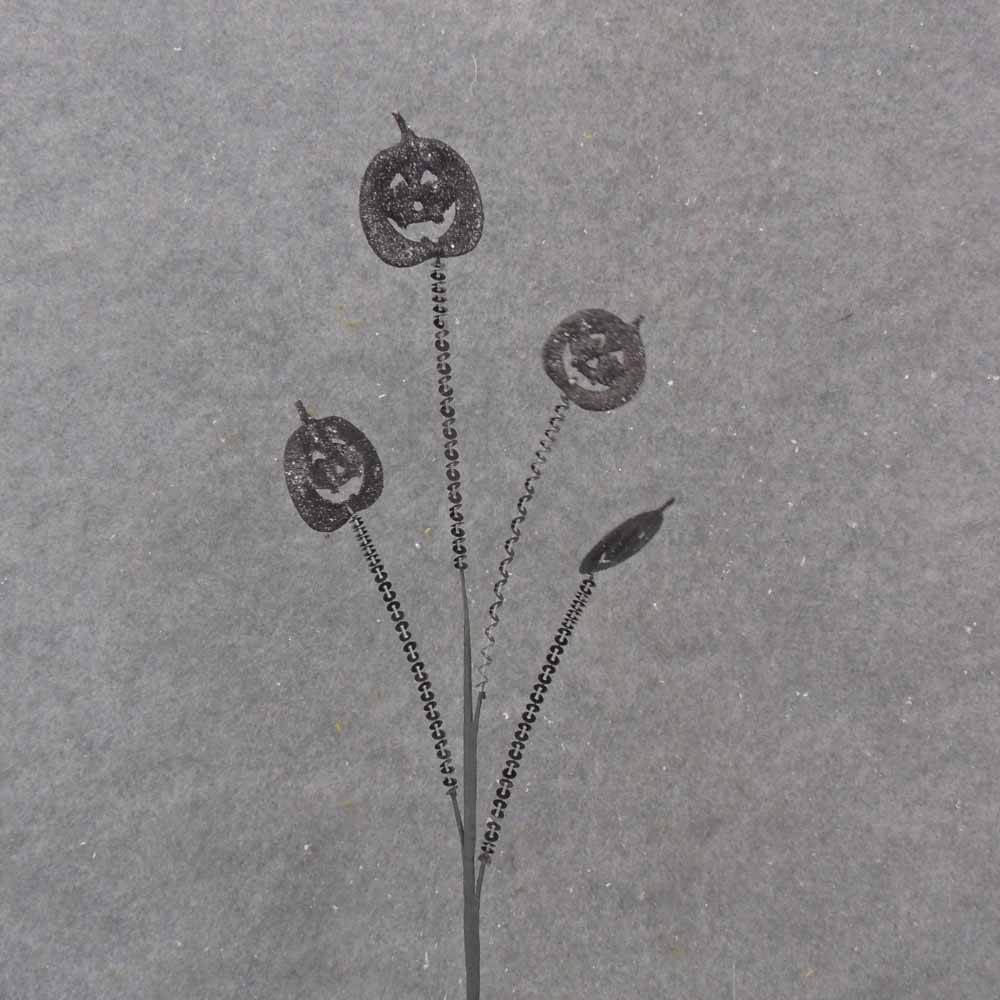 PUMPKIN SPRAY 20"   BLACK