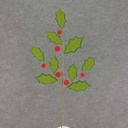 HOLLY LVS SPRAY FELT X3 28"