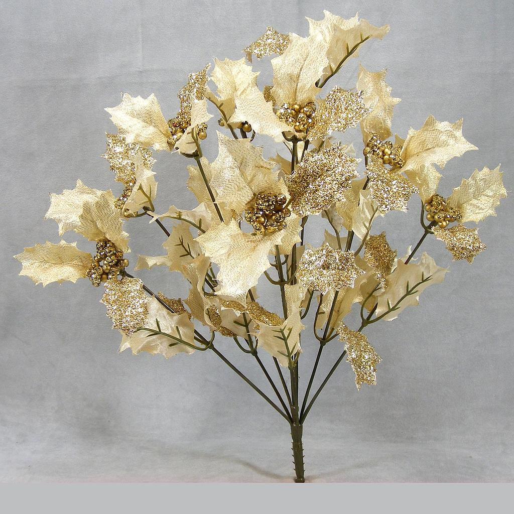HOLLY BUSH X10 SHINE LAME  GOLD