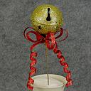 [XA43-GNR] 9" BELL W/BOW PICK GREEN/RED