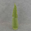 TREE MINI 16" W/GLITTER MEDIUM/GREEN
