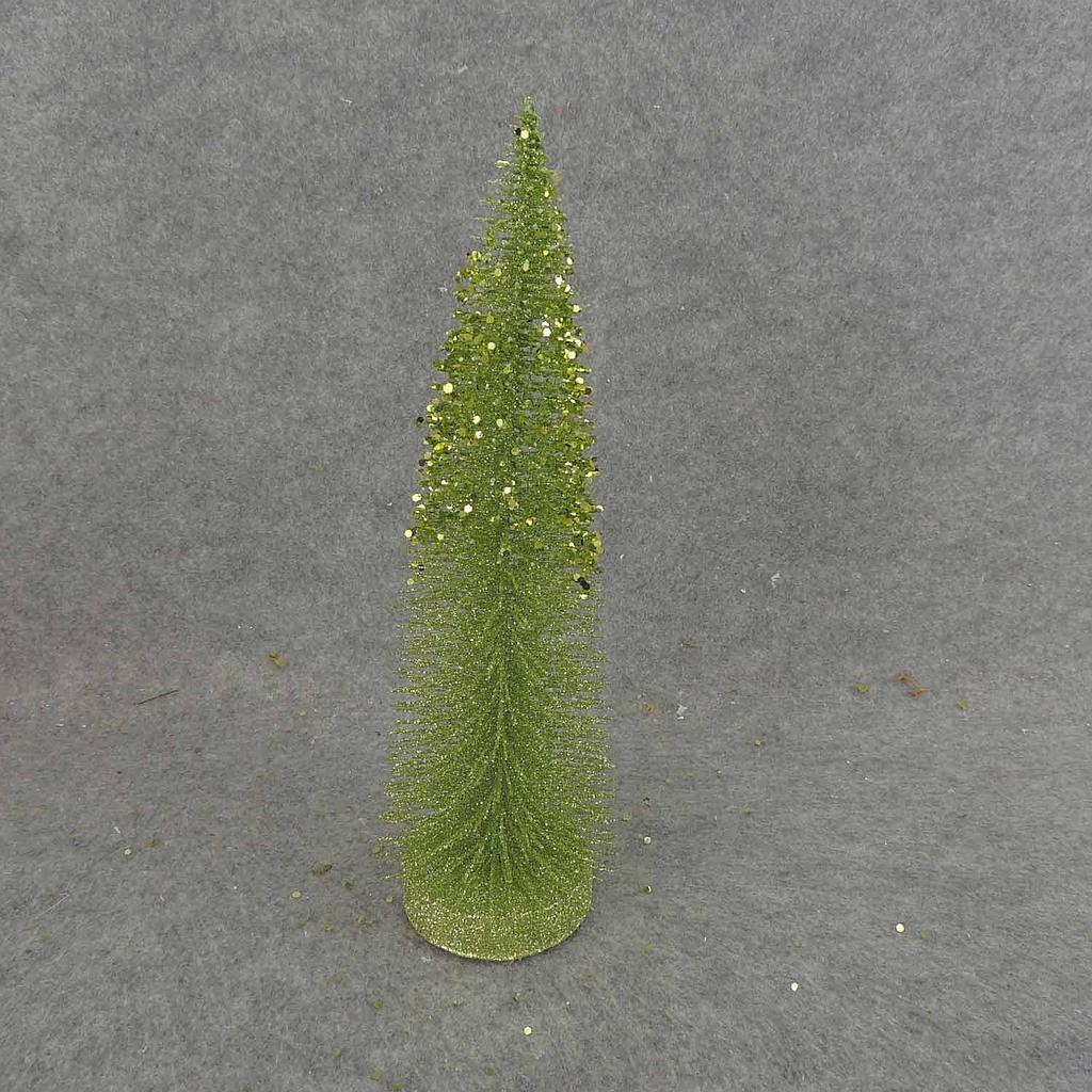 [XA6064-GRN] 12.5" TREE MINI 12 W/GLITTER
