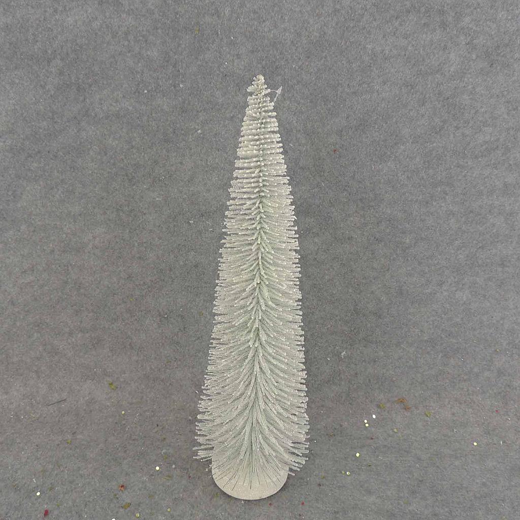 [XA6070] 16" TREE MINI W/GLITTER MEDIUM/WHITE