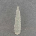 TREE MINI 16" W/GLITTER MEDIUM/WHITE