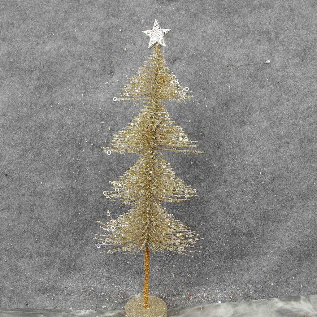 17.5" LARGE TREE TABLE TOP GLITTERED