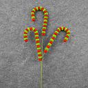 32" CANDYCANE SPRAY X3 RED/GREEN