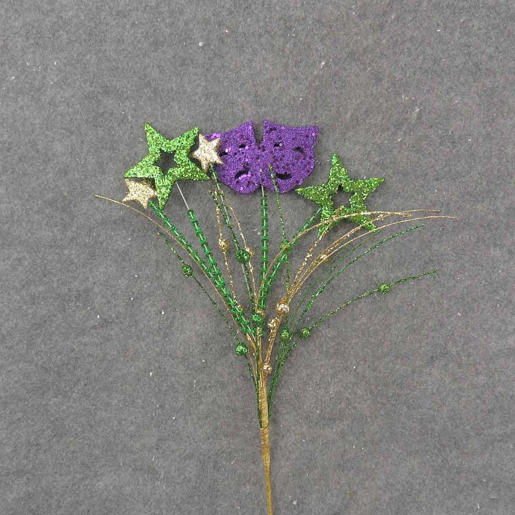 MARDI GRAS PICK 21"