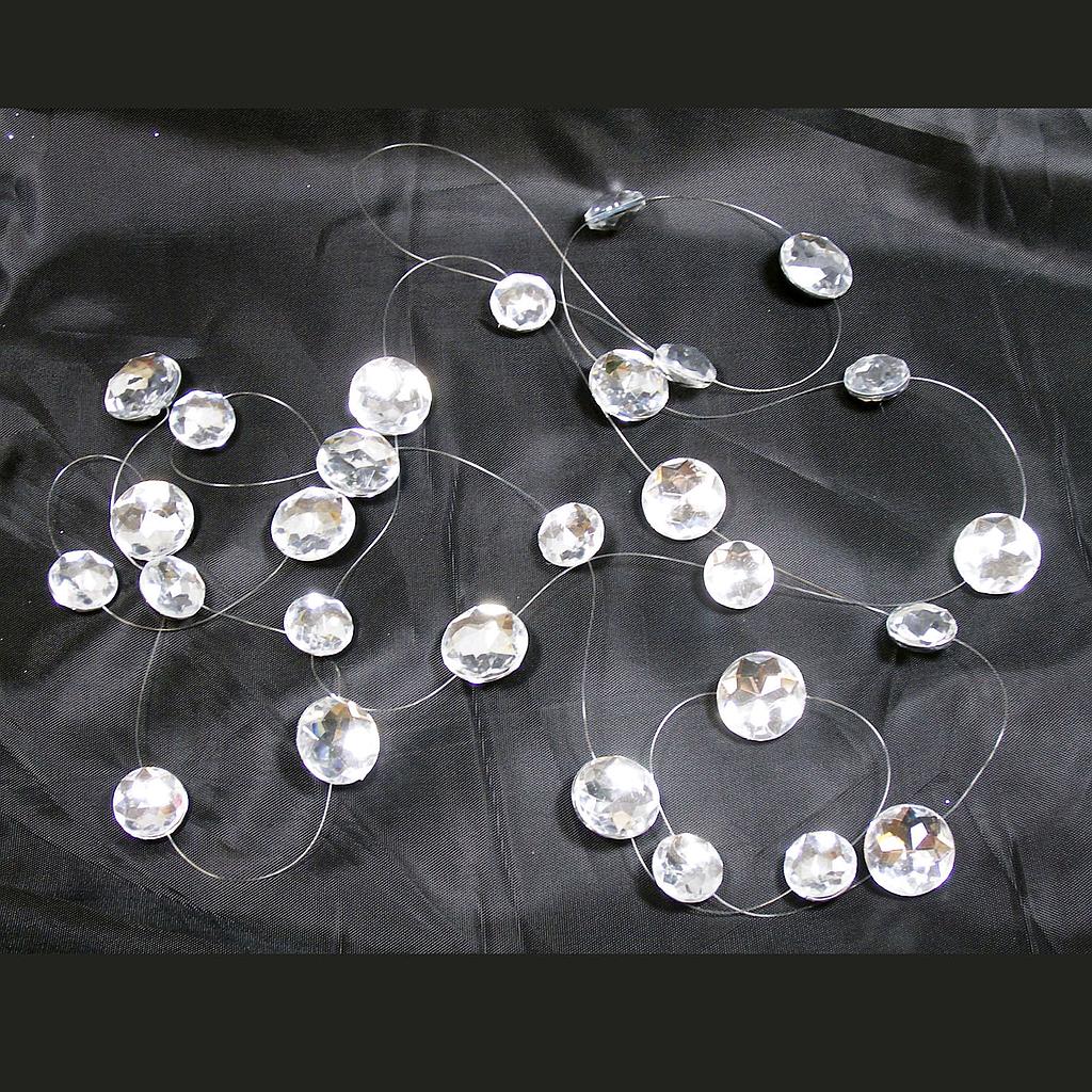 [XB368] 72" GARLAND ROUND GEMS