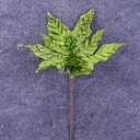 12" POINSETTIA PICK 10" dia BLM EMERALD GREEN