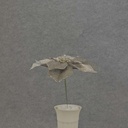 POINSETTIA PICK 8" 10" Dia  GREY