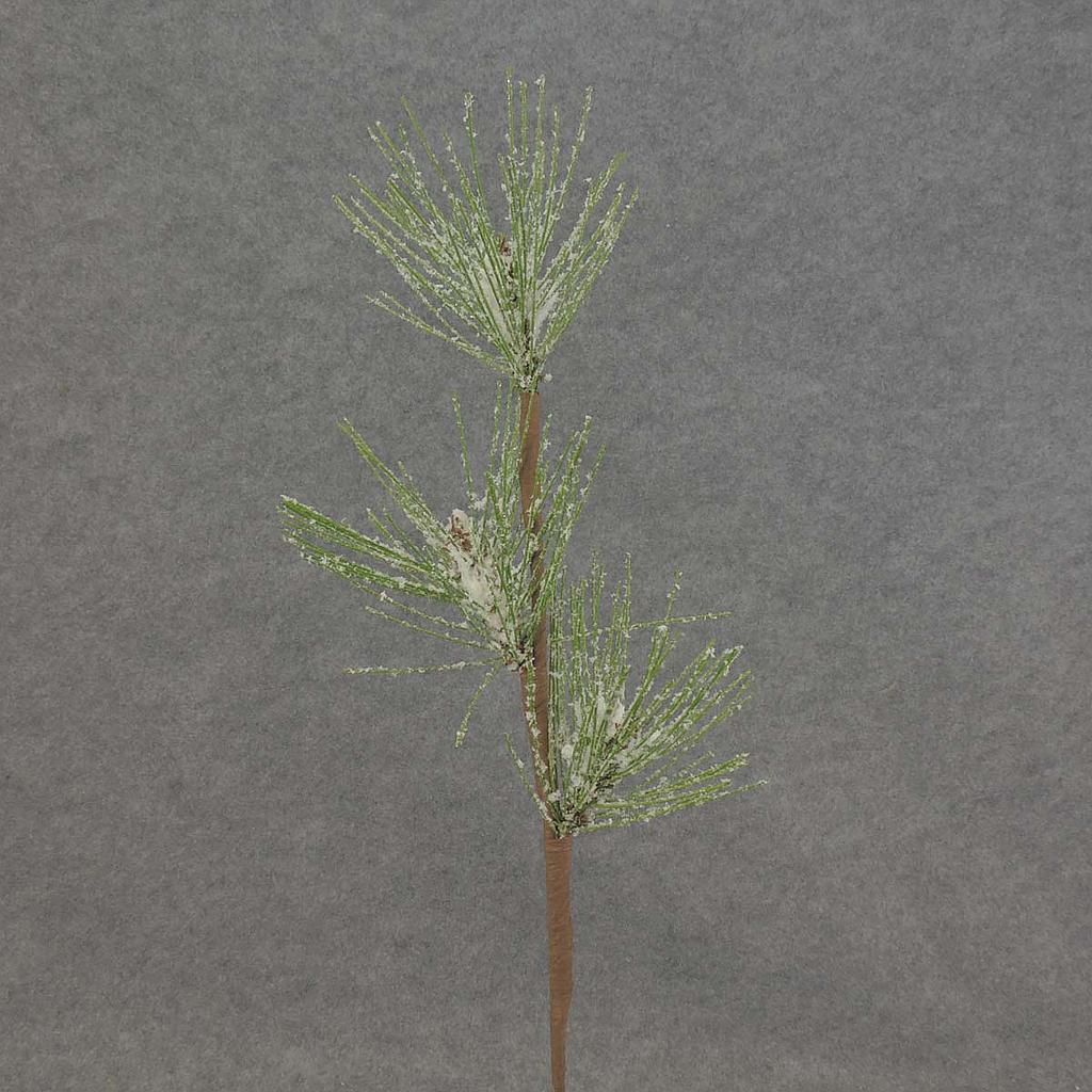 [XA5032] 19" PINE SNOWY SPRAY X3 SHORT NEEDLES