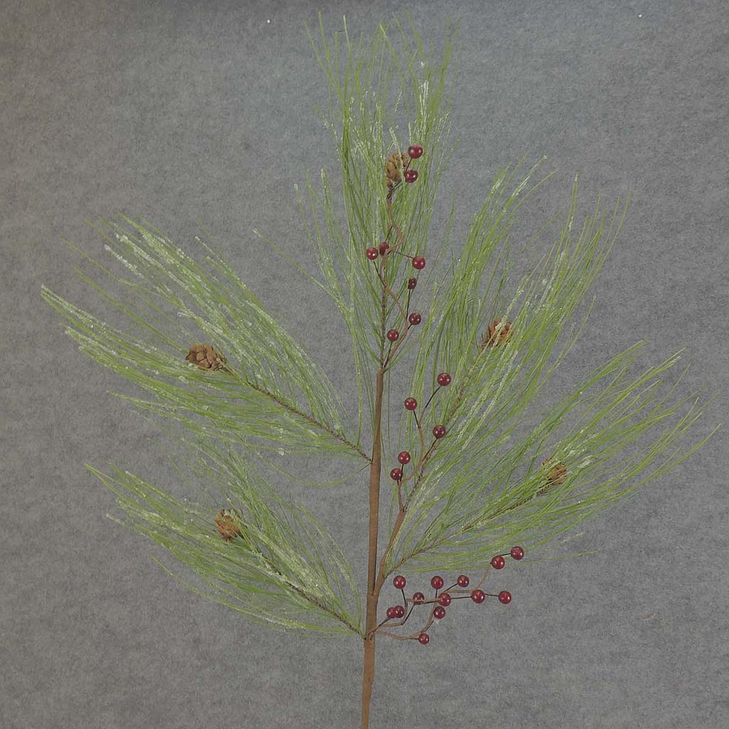 PINE SPRAY ICY 36" CONE/BERRY