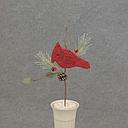 CARDINAL/PINE PICK 13.5"  RED